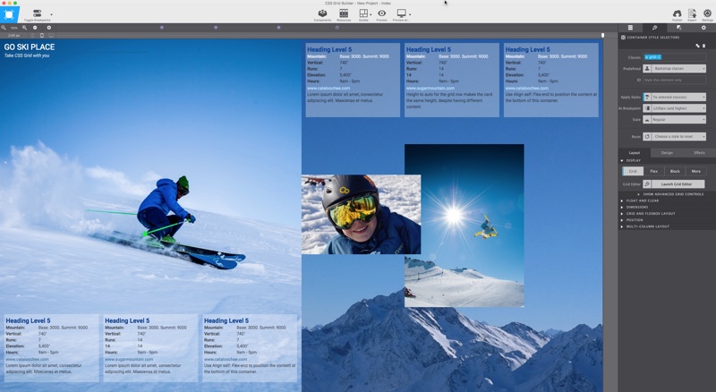 Magazine theme with CSS Grid Layout
